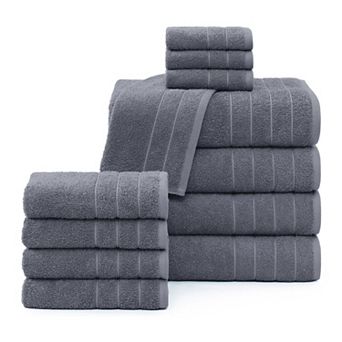 Soft & Durable Cotton Bath Towel Set - 12 pc