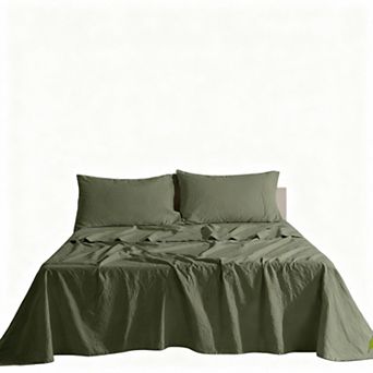 Pure Linen Sheet Set - Breathable, Soft, & Durable
