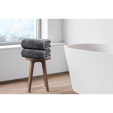 Pack of 4 Super Soft 30x60" Cotton Bath Towels - Quick Dry, Lightweight