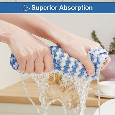 Microfiber Cleaning Cloths - Streak Free, Soft, Reusable, 18 Pack