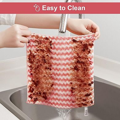 Microfiber Cleaning Cloths - Streak Free, Soft, Reusable, 18 Pack