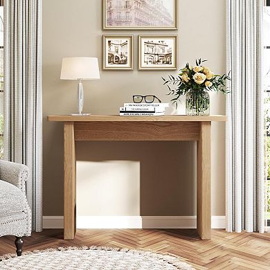 Mid-century textured console table, hallway table - multifunctional, sturdy, stylish