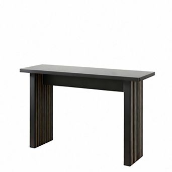 Mid-century textured console table, hallway table - multifunctional, sturdy, stylish