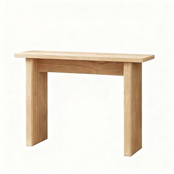 Mid-century textured console table, hallway table - multifunctional, sturdy, stylish
