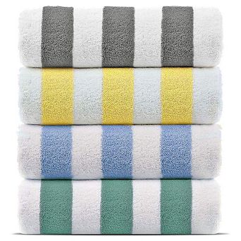 Luxury Cotton Pool Beach Towels 4-pack