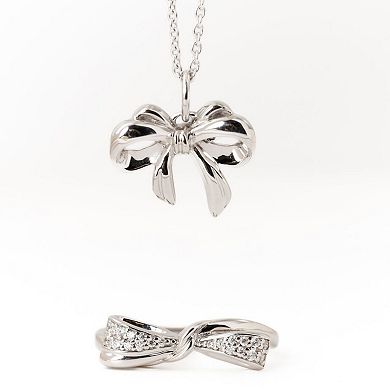 Belinda Jewelz Sterling Silver Bow Charm