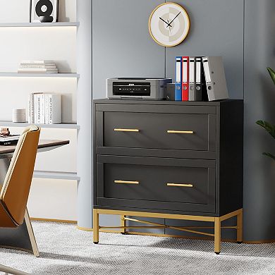 Modern two-drawer filing cabinet, suitable for home/office use