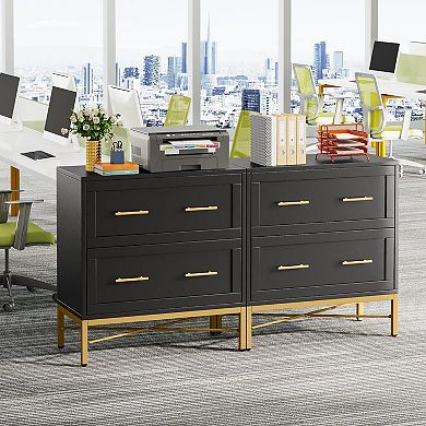 Modern two-drawer filing cabinet, suitable for home/office use