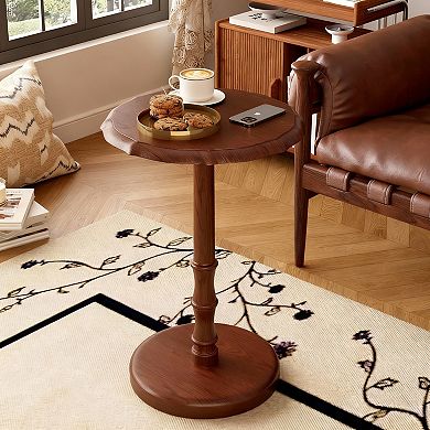 Solid Wood Side Table for Living Room and Bedroom