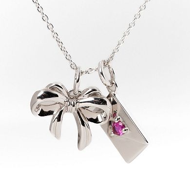 Belinda Jewelz Sterling Silver Ruby Love Letter Charm