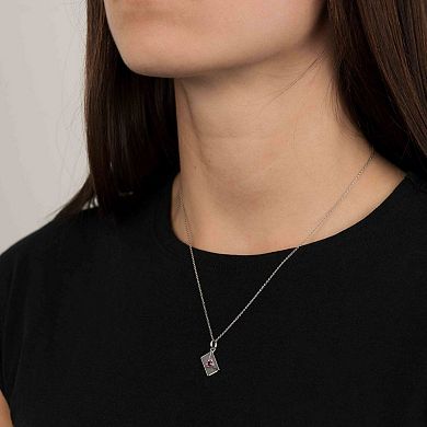 Belinda Jewelz Sterling Silver Ruby Love Letter Charm