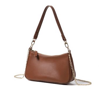 PU Leather Clutch with Removable Straps and Pockets