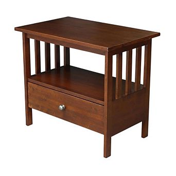 Espresso TV Stand with Hardwood Construction and Modern Design