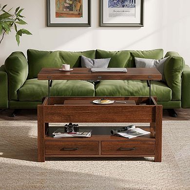 Multi-functional Convertible Coffee Table with Storage