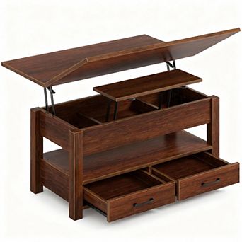 Multi-functional Convertible Coffee Table with Storage