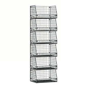 Stackable Wire Baskets: Multi-Purpose Storage for Pantry, Kitchen, Closet, Laundry