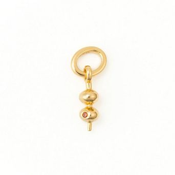 Belinda Jewelz 18k Gold Plated Vermeil Olives On A Stick Charm