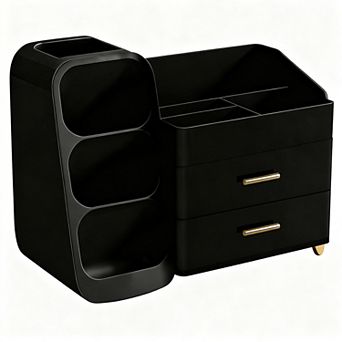 Large Capacity Makeup Organizer for Vanity, Bathroom, Desk - Easy Clean, Multi-Purpose