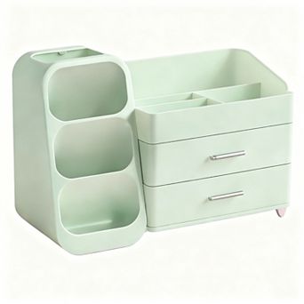 Large Capacity Makeup Organizer for Vanity, Bathroom, Desk - Easy Clean, Multi-Purpose