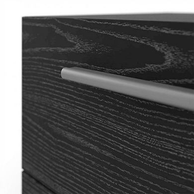 Modern 2 Drawer Nightstand - Stylish Bedroom Nightstand with Drawers