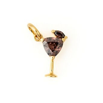 Belinda Jewelz 18k Gold Plated Vermeil Espresso Martini Charm
