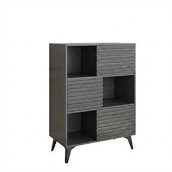 43" Tall Wood Floor Cabinet