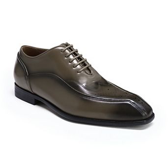 Men's Brogue Oxford Dress Shoes - Square Toe Business Casual Office Footwear