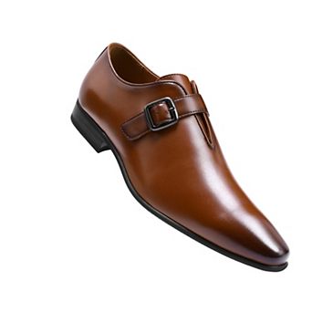 Men's Monk Strap Dress Shoes - Wedding & Business Casual Buckle Shoes