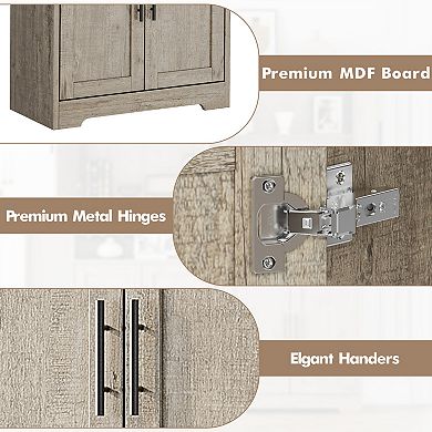 70 in Tall Kitchen Pantry Cabinet