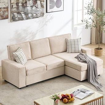 L-Shaped Modular Sectional Sofa