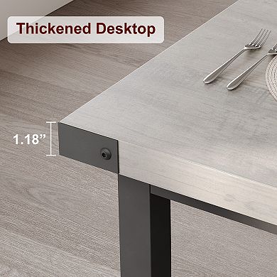 Large 71-Inch Rectangular Dining Table