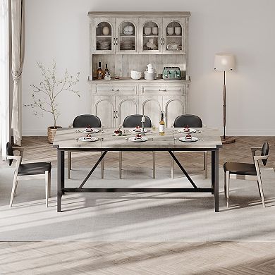 Large 71-Inch Rectangular Dining Table