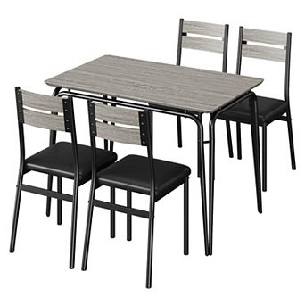 Modern 5 pc Dining Table Set for 4