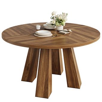 Round Dining Room Table for 4-6