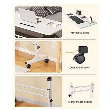 Small Standing Desk with Wheels
