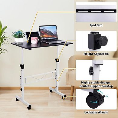 Small Standing Desk with Wheels