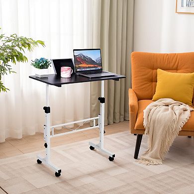 Small Standing Desk with Wheels