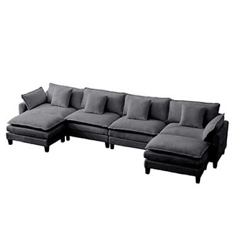 4-Seater Modular Sectional Sofa