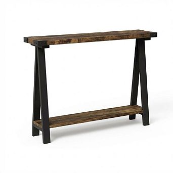 Farmhouse Console Table for Entryway