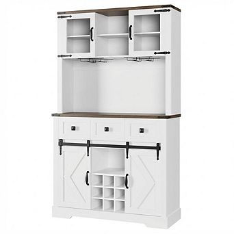 72 in Tall Wine Bar Cabinet