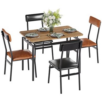 Modern 5 pc Dining Table Set