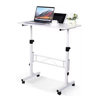 Small Standing Desk with Wheels