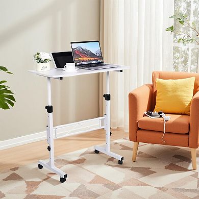 Small Standing Desk with Wheels