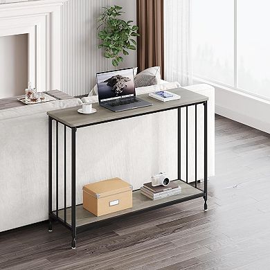 2 Tier Narrow Sofa Table