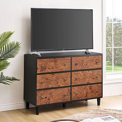 Narrow 6-Drawer Dresser