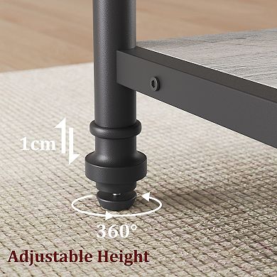 Modern Roman Column Round Dining Table for 4-6