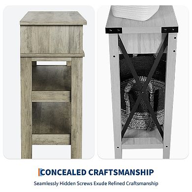 Farmhouse Entryway Console Table