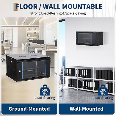 6U Wall Mount Network Cabinet