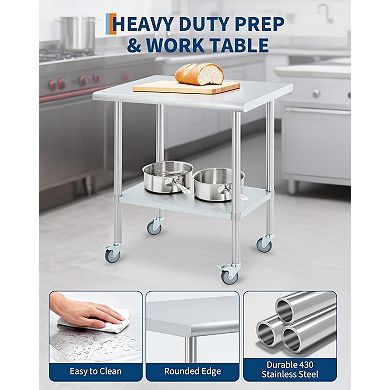 Stainless Steel Table for Prep & Work