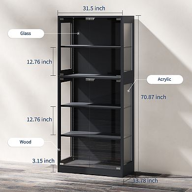 Modern 5 Layer Display Cabinet